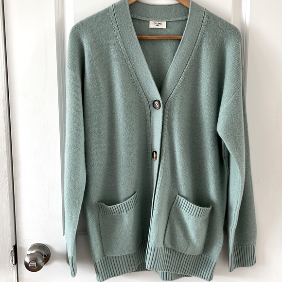Celine 100% cashmere cardigan - Picture 1 of 15